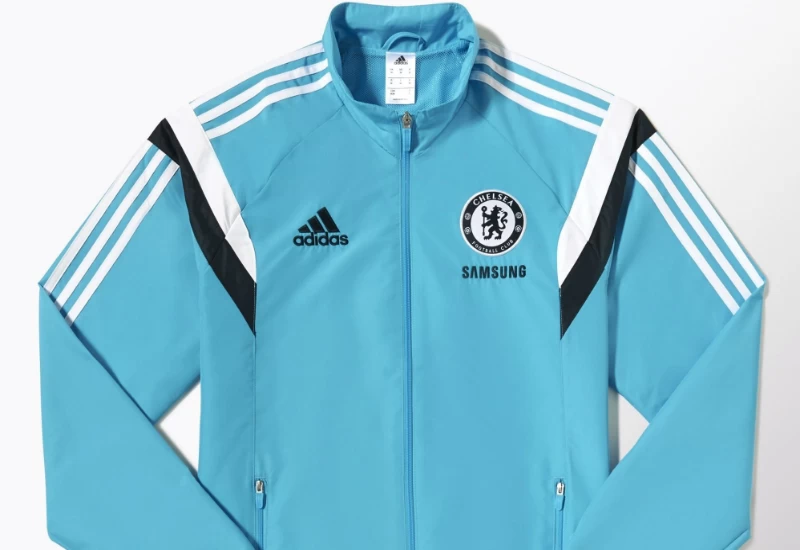 Adidas Chelsea FC Presentation Jacket - Intense Blue / White / Dark Marine