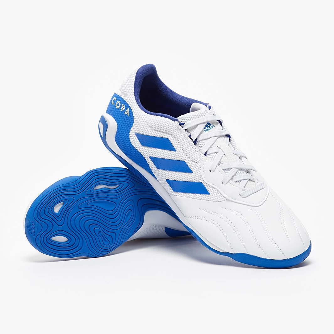 Adidas Copa Sense.3 IN Sala - White / Hi-Res Blue / Legacy Indigo