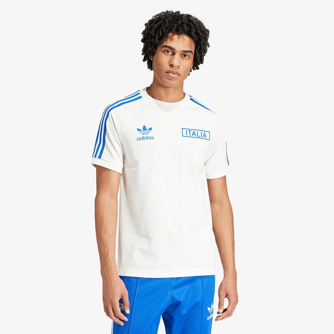 Adidas Originals Italy 3S T-Shirt - Off White