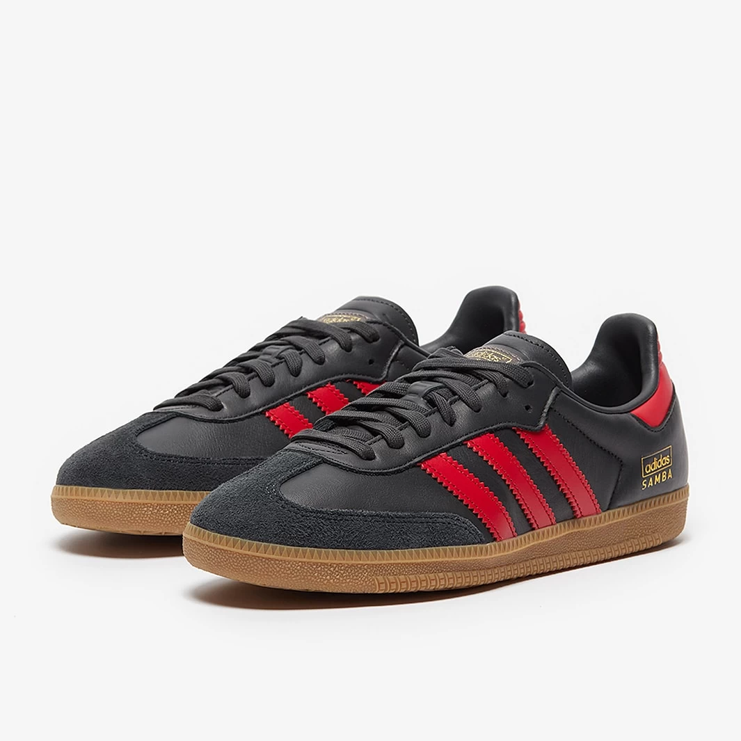 Adidas Originals Samba OG - Carbon / Better Scarlet / Gum 4