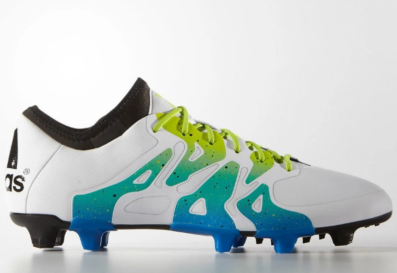 Adidas X 15.1 Firm/Artificial Ground Boots - White / Semi Solar Slime / Core Black