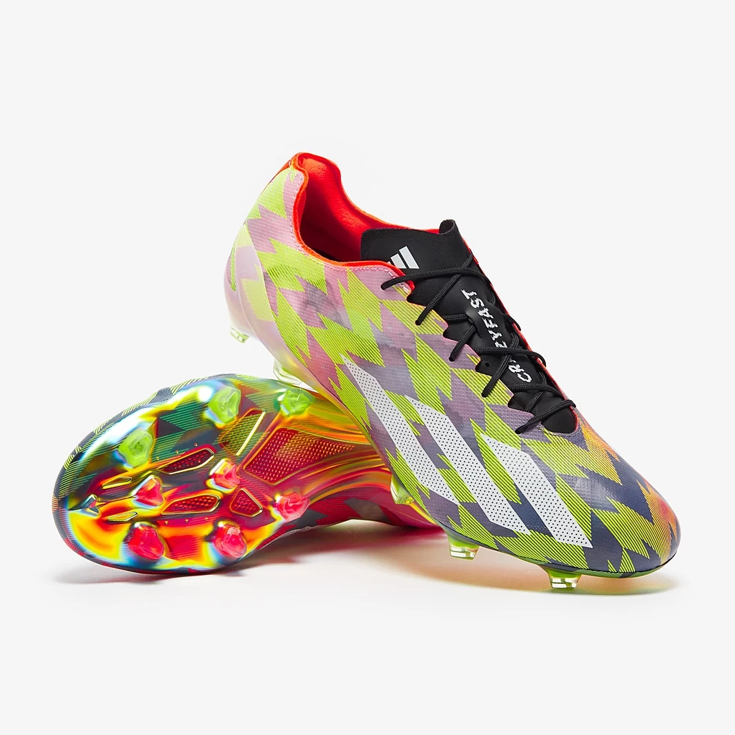 Adidas X Crazylight+ FG - Lucid Lemon / White / Solar Red