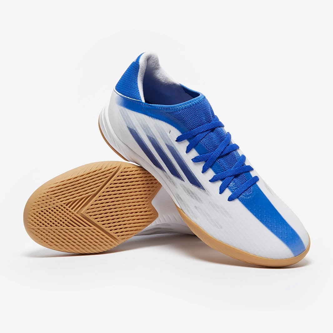 Adidas X Speedflow.3 IN - White / Legacy Indigo / Hi-Res Blue