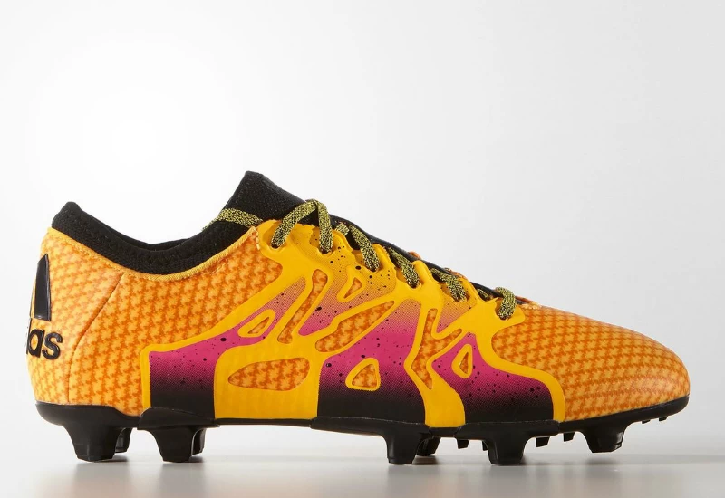 Adidas X15.1 Primeknit Firm/Artificial Ground Boots - Solar Gold / Shock Pink / Core Black