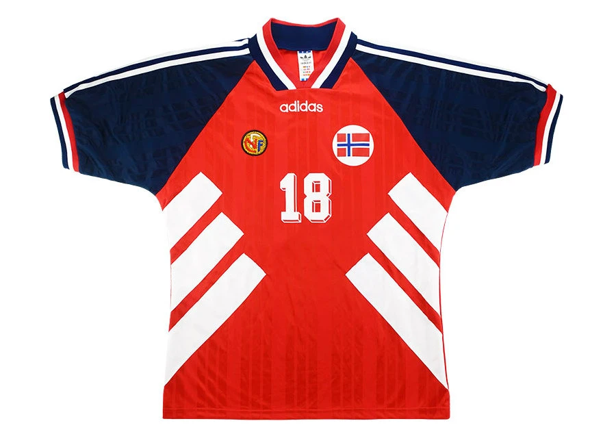Adidas 1994 Norway Match Issue World Cup Home Shirt