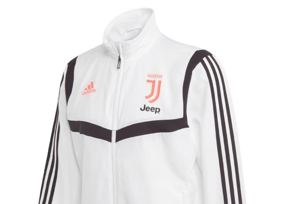 Adidas 19/20 Juventus Presentation Jacket - White / Dark Grey #juve #juventus #adidasfootball