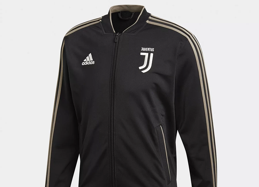 Adidas Juventus 18/19 Polyester Jacket - Black / Clay