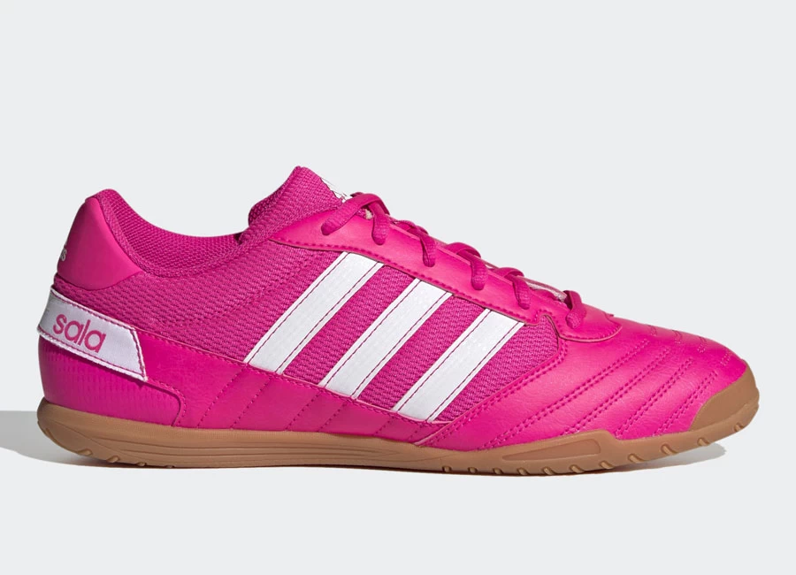 Adidas Super Sala - Shock Pink / Cloud White / Shock Pink #futsal #adidasfootball