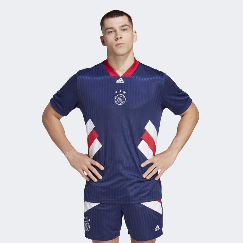 Ajax 2023 Adidas Icon Jersey - Night Sky