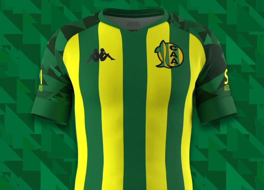 Aldosivi 2021 Kappa Home Shirt #Aldosivi #KappaSport #Vamostiburón