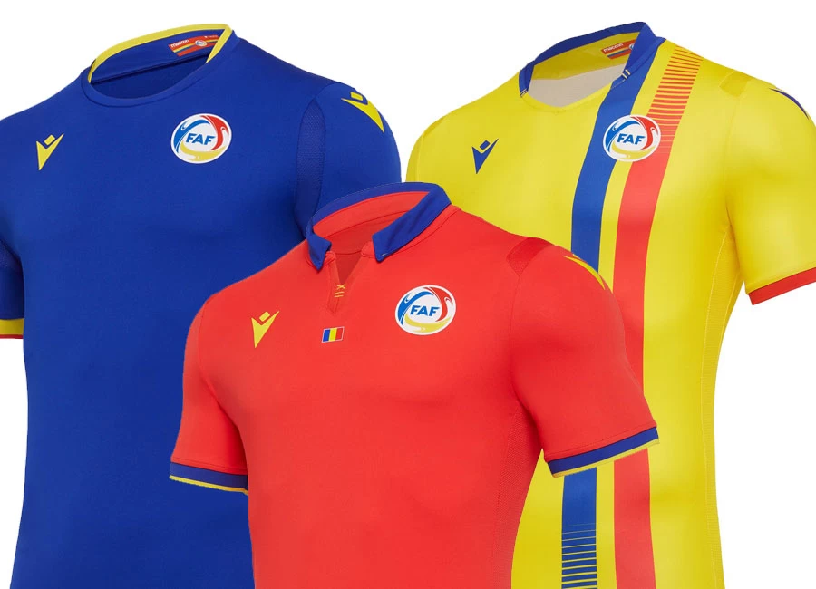 Andorra 2020-21 Macron Home, Away and Third Shirts #Andorra #FederacióAndFutbol #macronsports