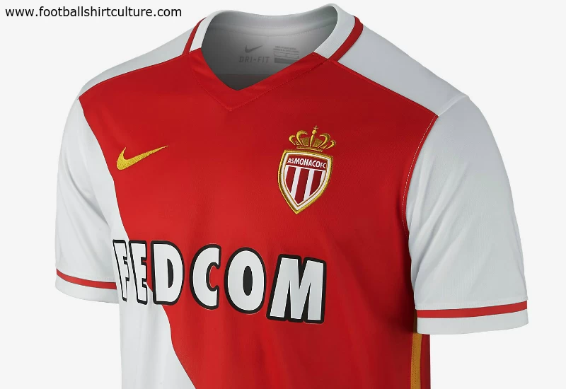 AS Monaco 15/16 Nike Home Football Shirt