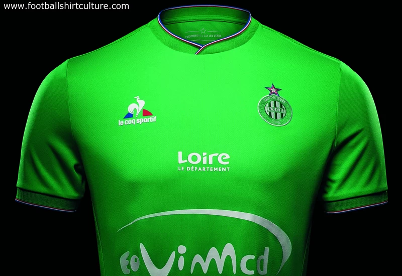 AS Saint-Etienne 15/16 Le Coq Sportif Home Football Shirt