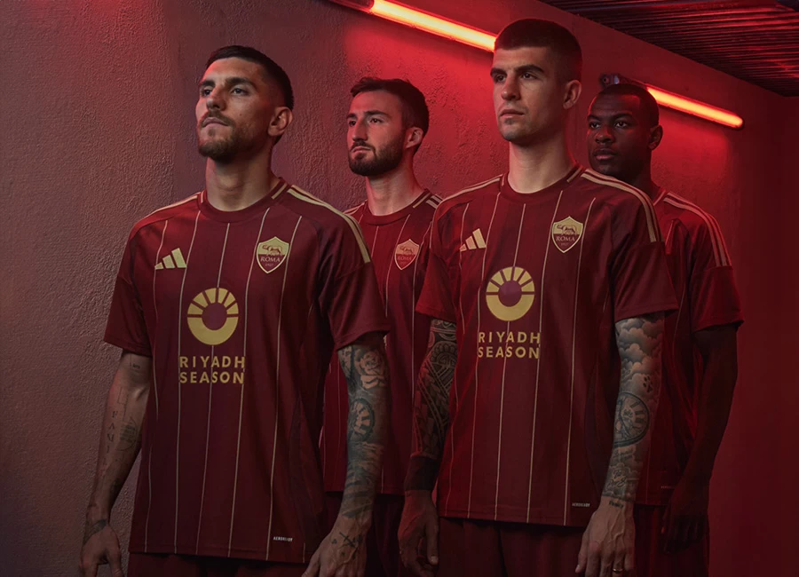 AS Roma 24/25 Adidas Home Kit