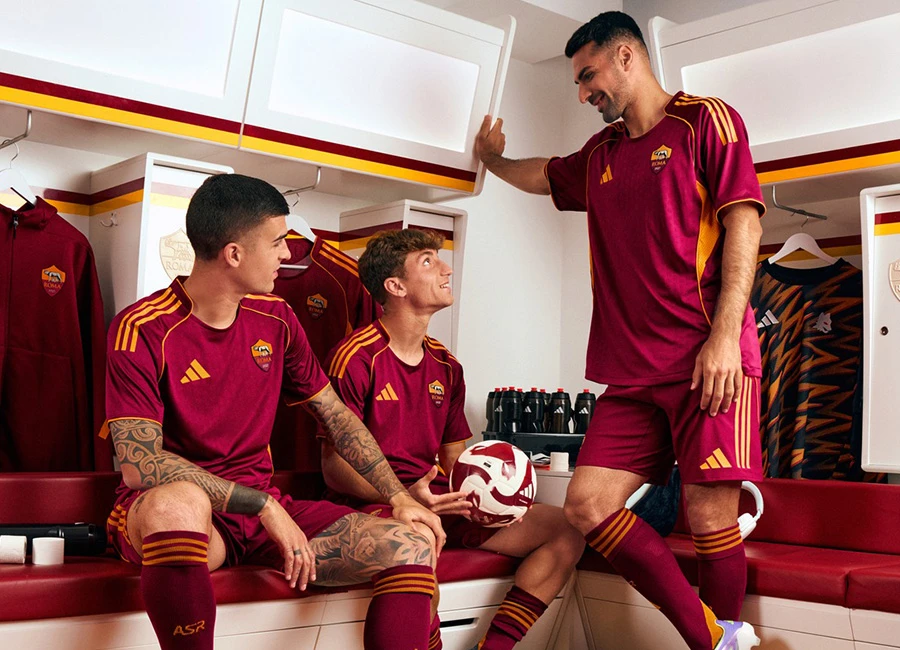AS Roma 25/26 Adidas Home Kit