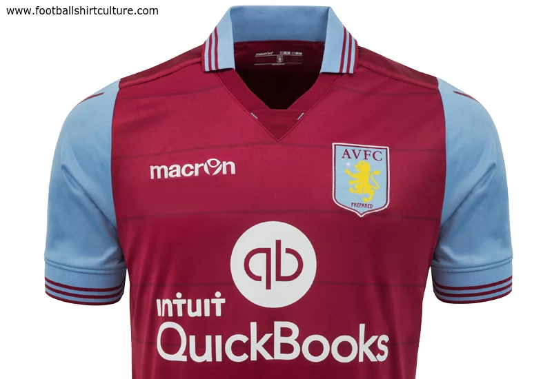 Aston Villa 15/16 Macron Home Football Shirt