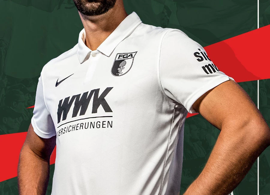 FC Augsburg 2020-21 Nike Home Kit #FCAugsburg #Augsburg #nikefootball