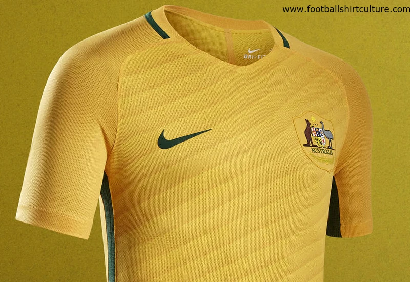 Australia 2016 Nike Home Football Shirt