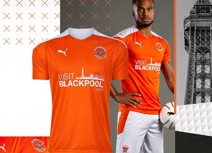 Blackpool 2020-21 Puma Home Kit #BlackpoolFC #UTMP #Blackpool #pumafootball