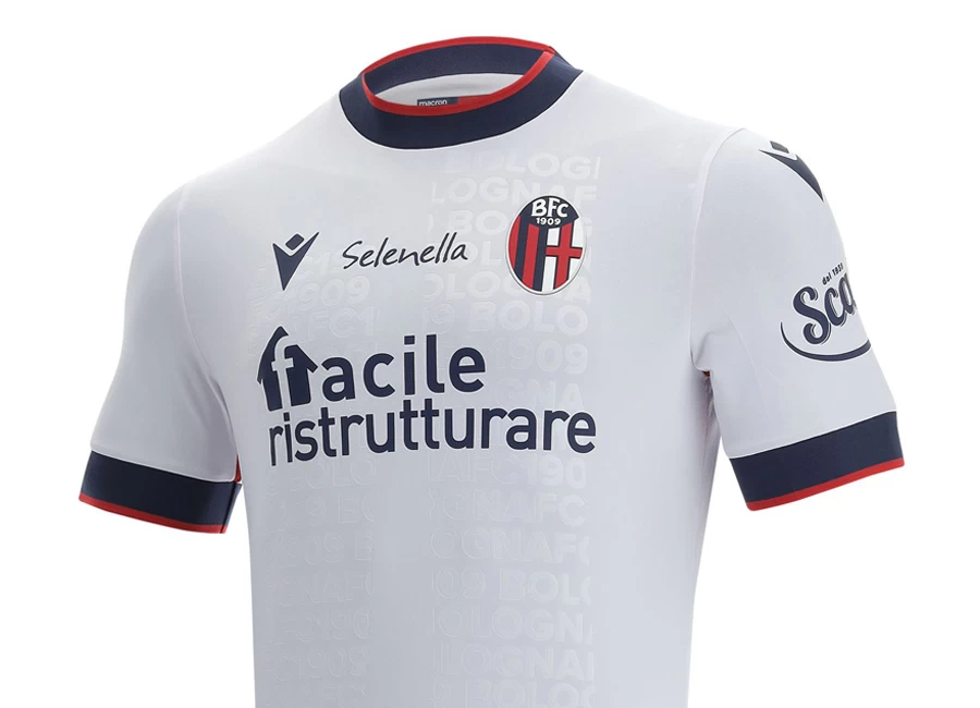 Bologna 2021-22 Macron Away Shirt #ForzaBFC #Bologna #Bolognafc #macronsports #WeAreOne