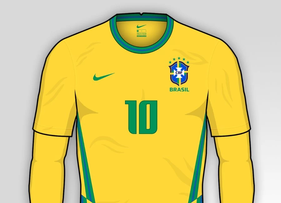 Brazil 2020 Home Kit Prediction #Seleção #kitdesign #futebol