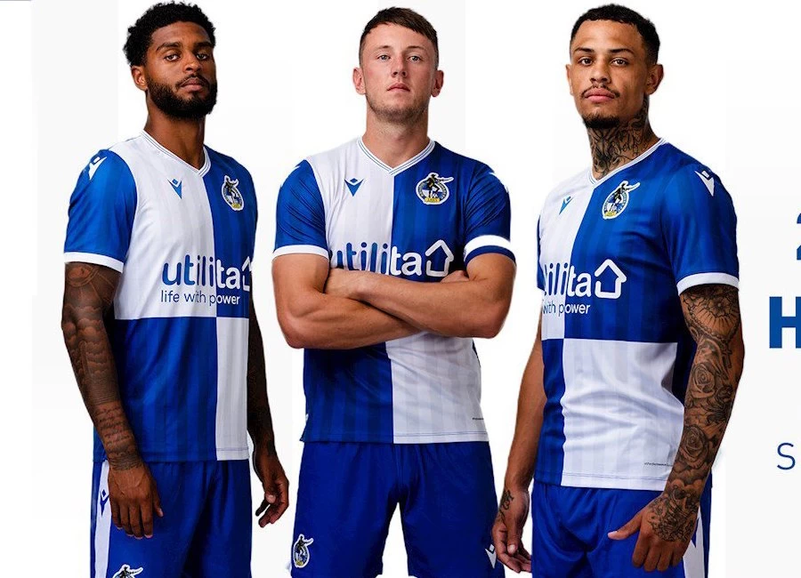 Bristol Rovers 2019-20 Macron Home Kit