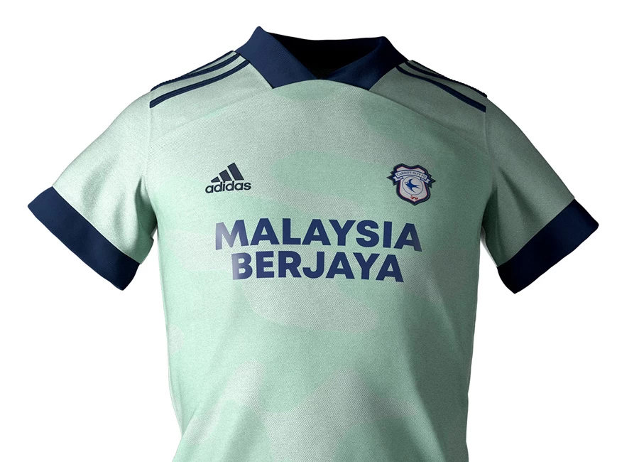 Cardiff City 2020-21 Adidas Away Shirt #CardiffCity #Bluebirds #CardiffCityfc #adidasfootball