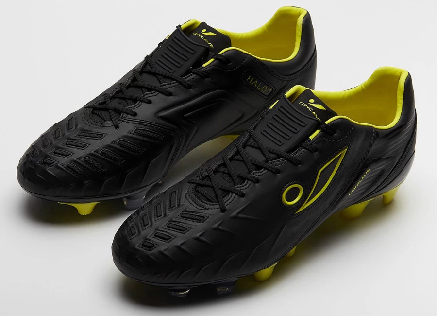 Concave Halo + Leather Neon Surge FG - Black / Neon Yellow