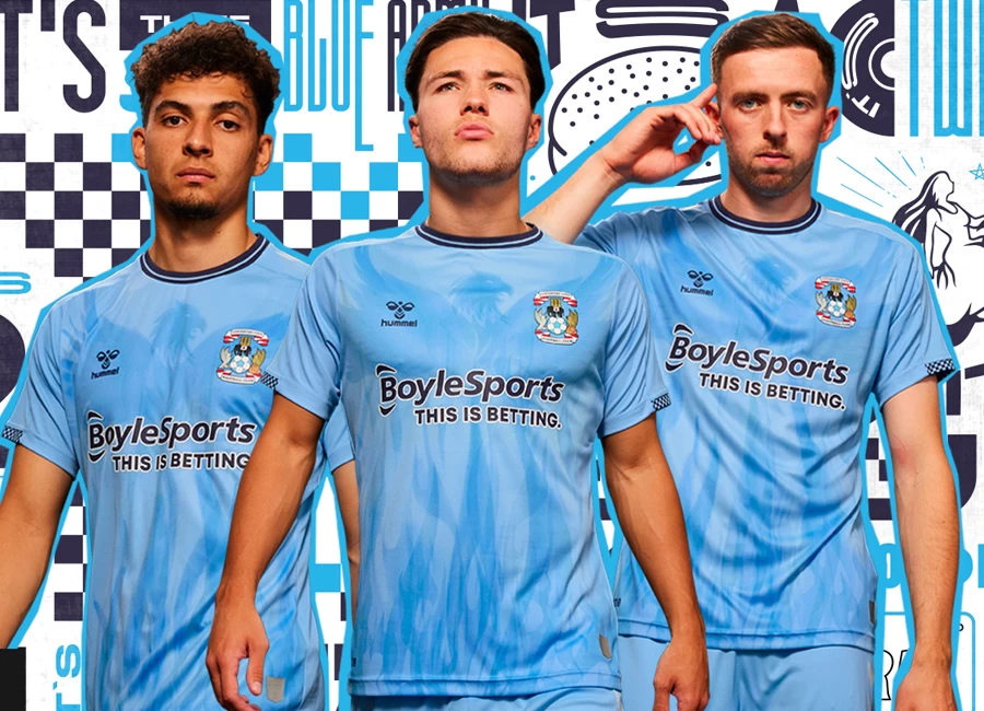 Coventry City 2021-22 Hummel Home Kit