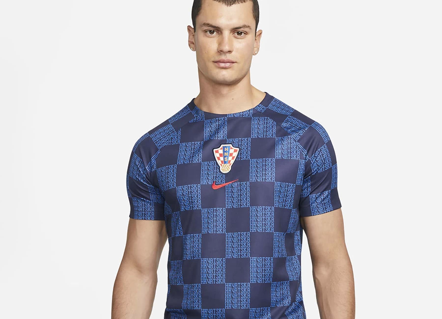 Croatia 2022 Nike Pre-Match Football Top