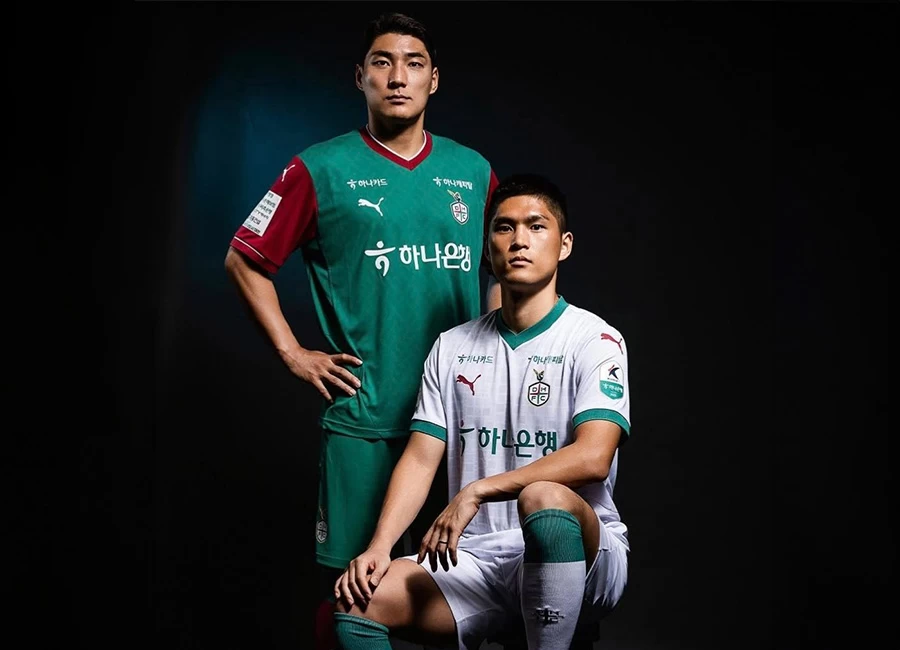 Daejeon Hana Citizen 2025 Puma Home and Away Kits