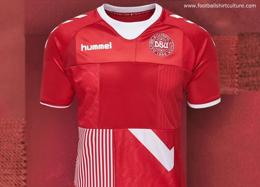 Denmark 2018 Hummel Made by Denmark Shirts