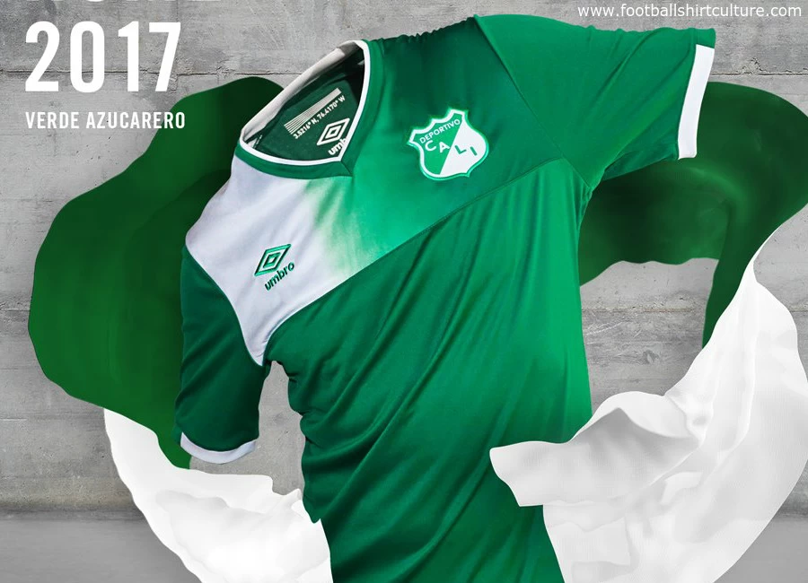 Deportivo Cali 2017 Umbro Home and Away Shirts