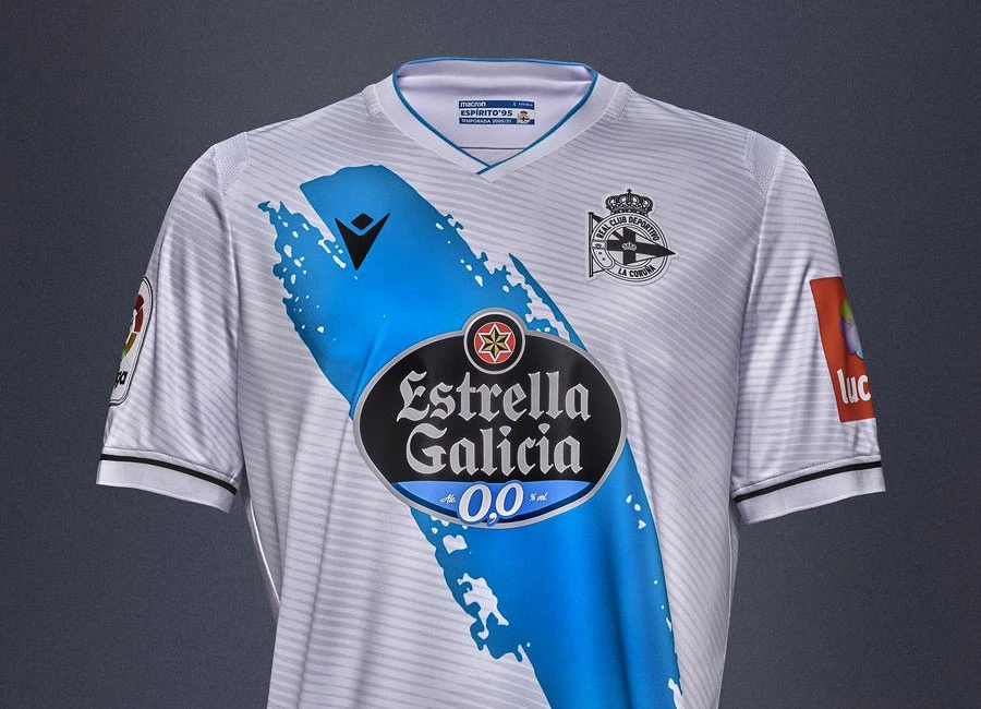 Deportivo de La Coru&ntilde;a 2020-21 Macron Away Shirt #Galicia2021 #D&eacute;por2021 #D&eacute;por #macronsports