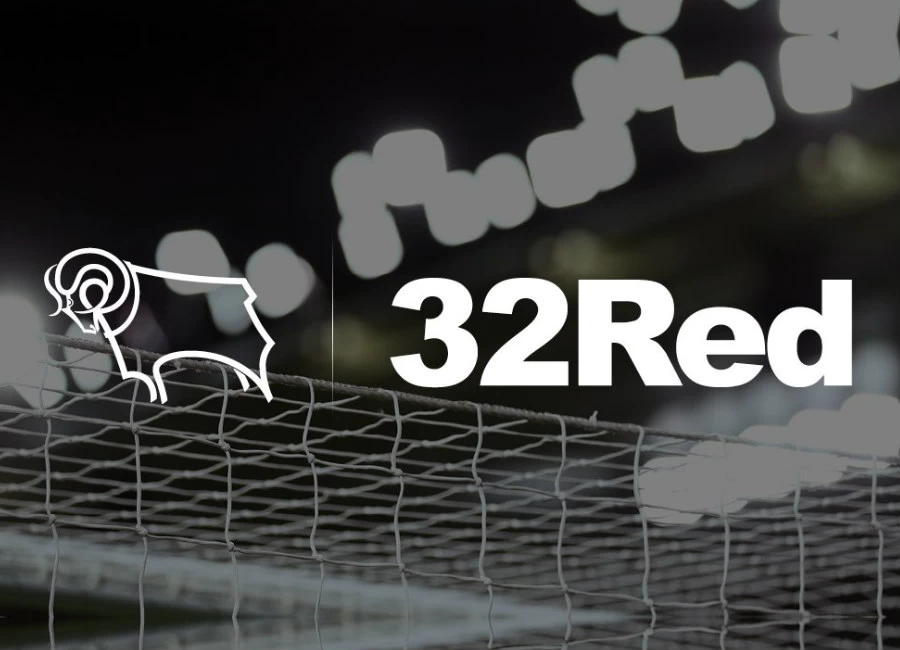 Derby County Announce 32Red Shirt Sponsorship Deal