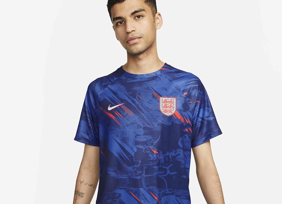 England 2022 Nike Pre-Match Football Top