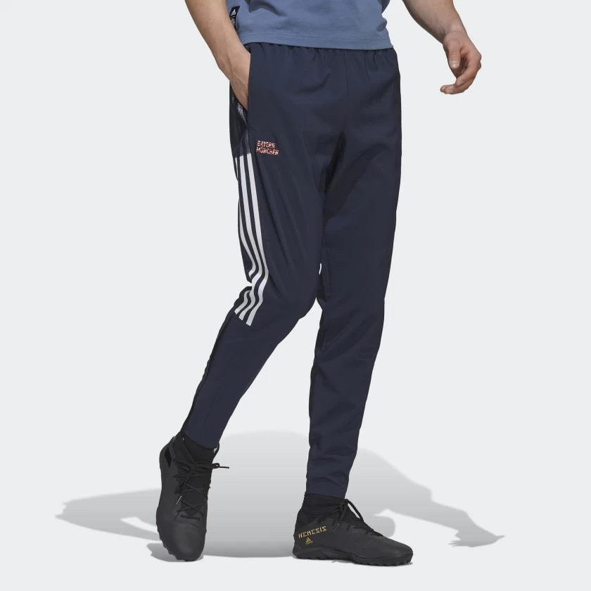 Bayern Munich 22/23 Woven Tracksuit Bottoms - Night Navy