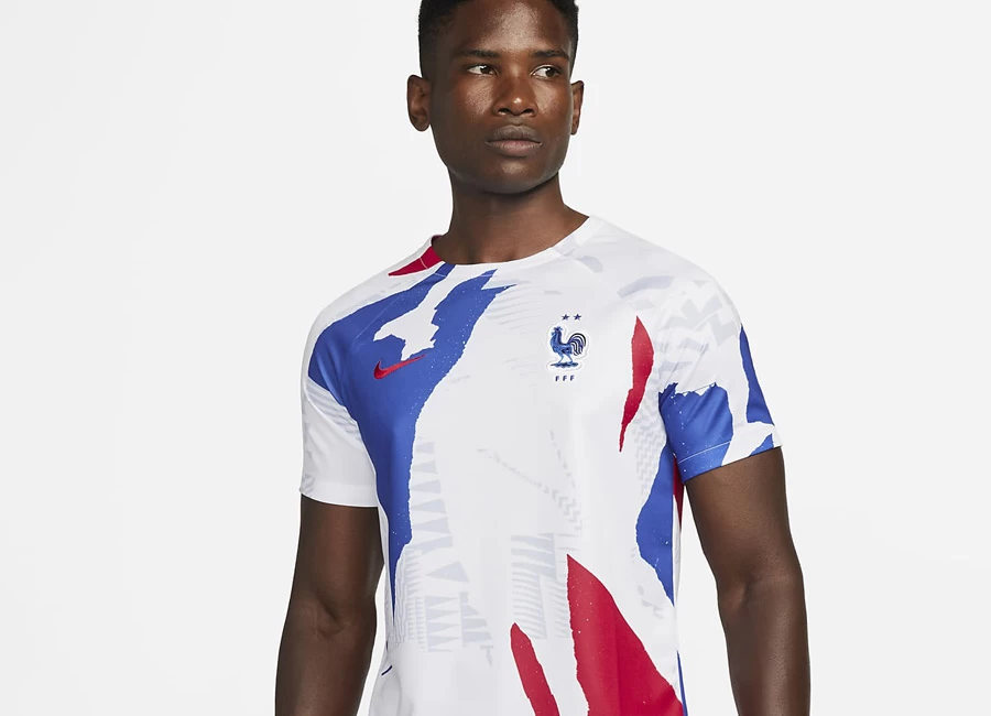 France 2022 Nike Pre-Match Football Top