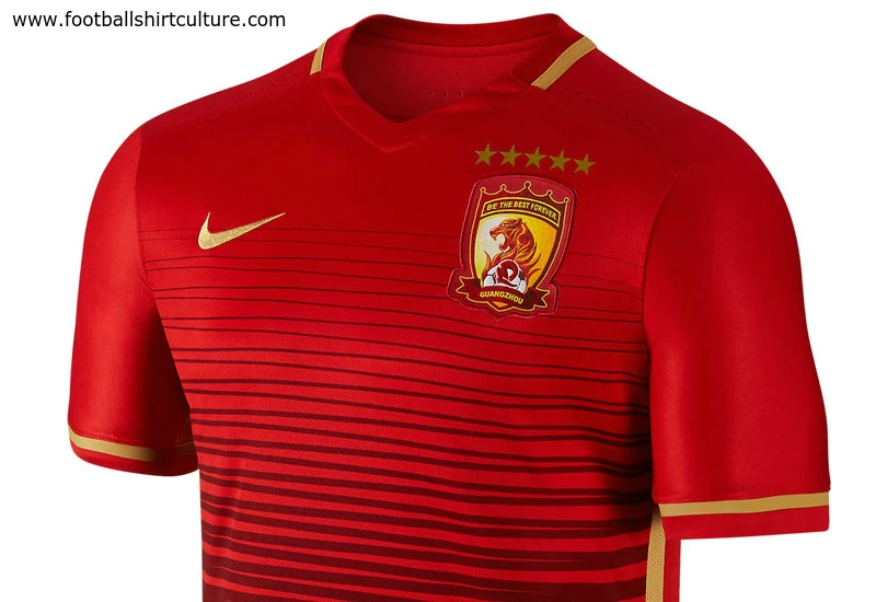 Guangzhou Evergrande 2016 Nike Home Football Shirt