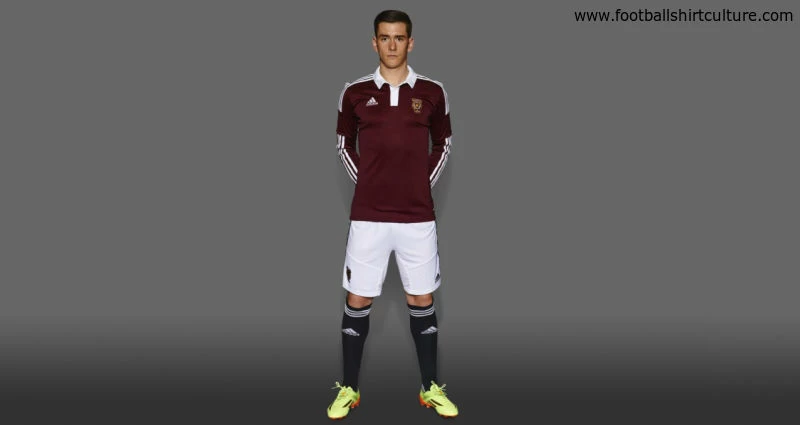 Hearts 14/15 Adidas Home Football Kit