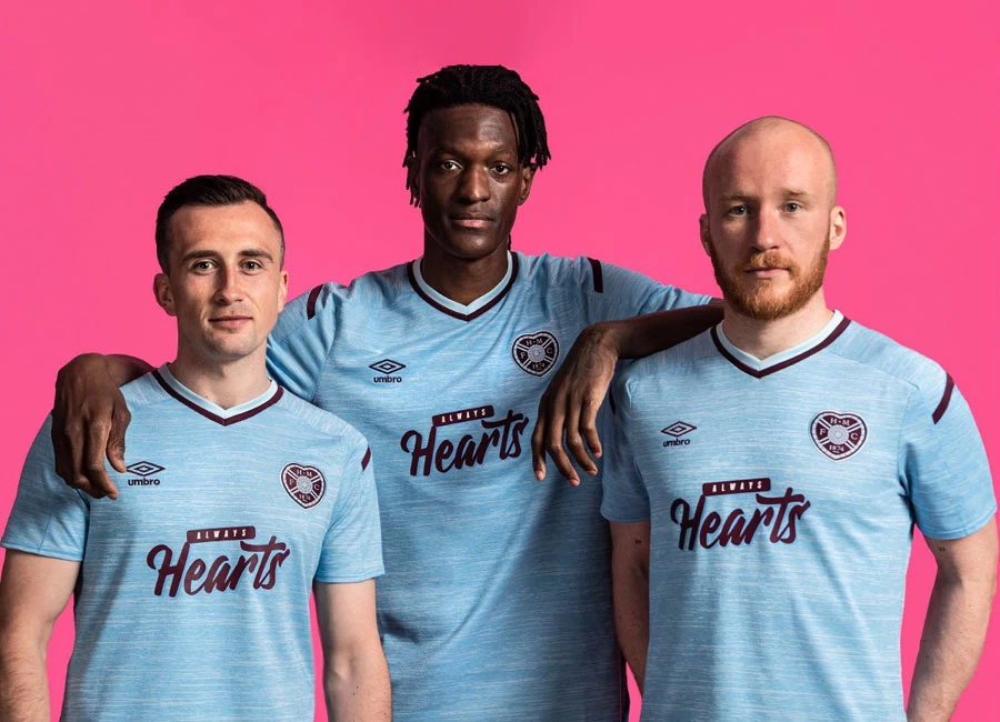 Heart of Midlothian 2021-22 Umbro Away Kit #Heartsfc #HeartofMidlothian #umbro #AlwaysHearts