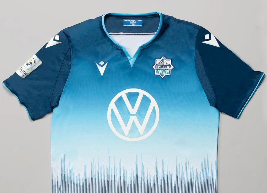 HFX Wanderers FC 2020 Macron Home Kit #HFXWanderersFC #TogetherFromAways #CanPL #footballshirt