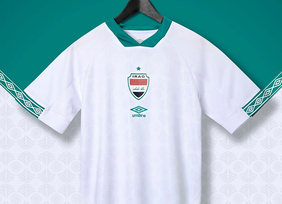 Iraq 2020-22 Umbro Away Shirt #Iraq #umbro