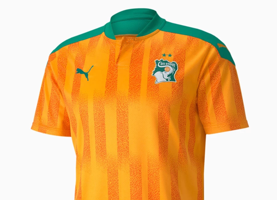 Ivory Coast 2020-21 Puma Home Shirt #IvoryCoast #pumafootball