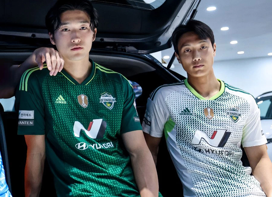 Jeonbuk Hyundai 2023 Adidas Home and Away Shirts