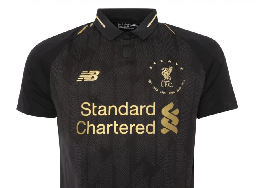 Liverpool FC 18/19 New Balance 6 Times Blackout Shirt #lfc #liverpool #liverpoolfc #footballshirt