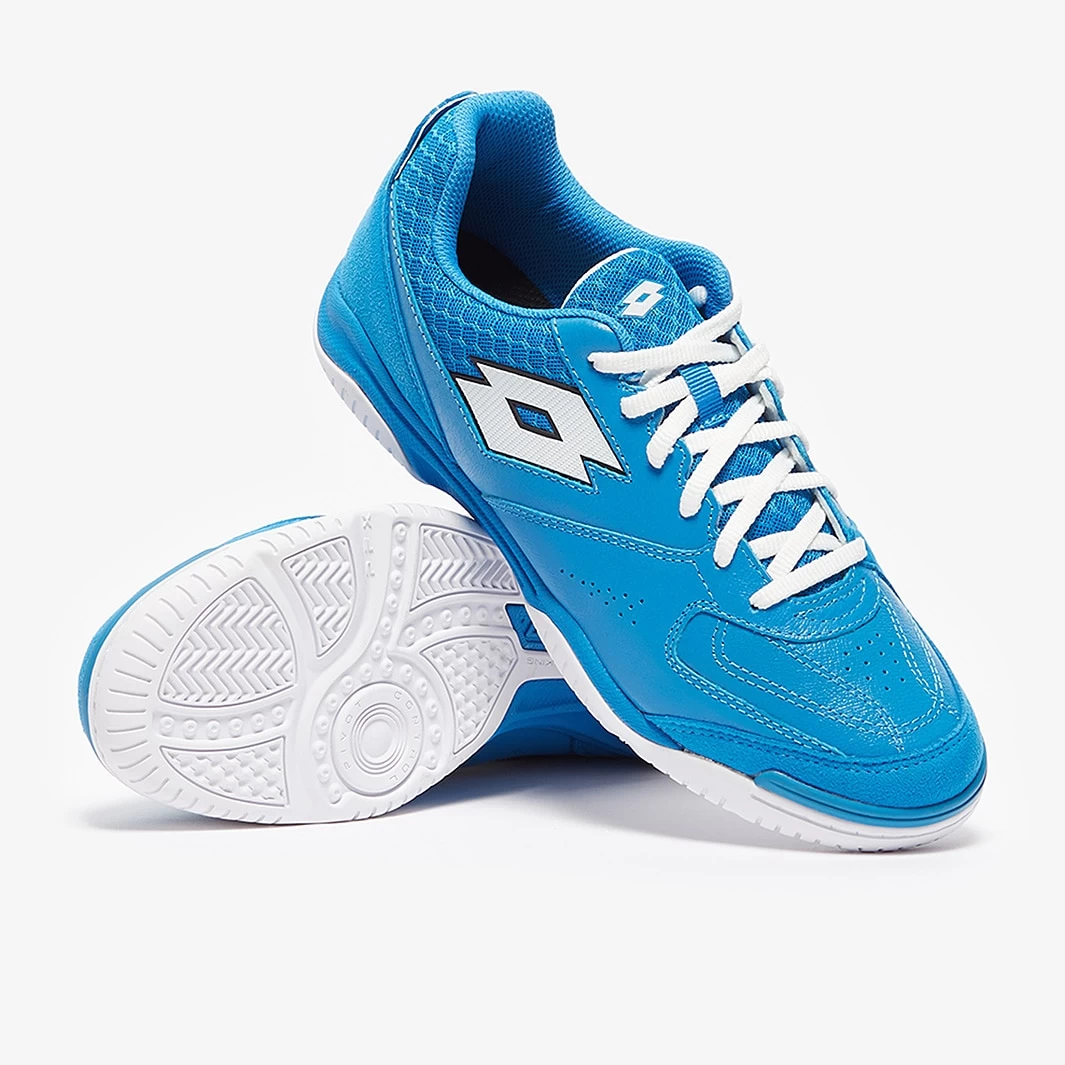 Lotto Tacto 200 V Indoor - Diva Blue / All White / All Black