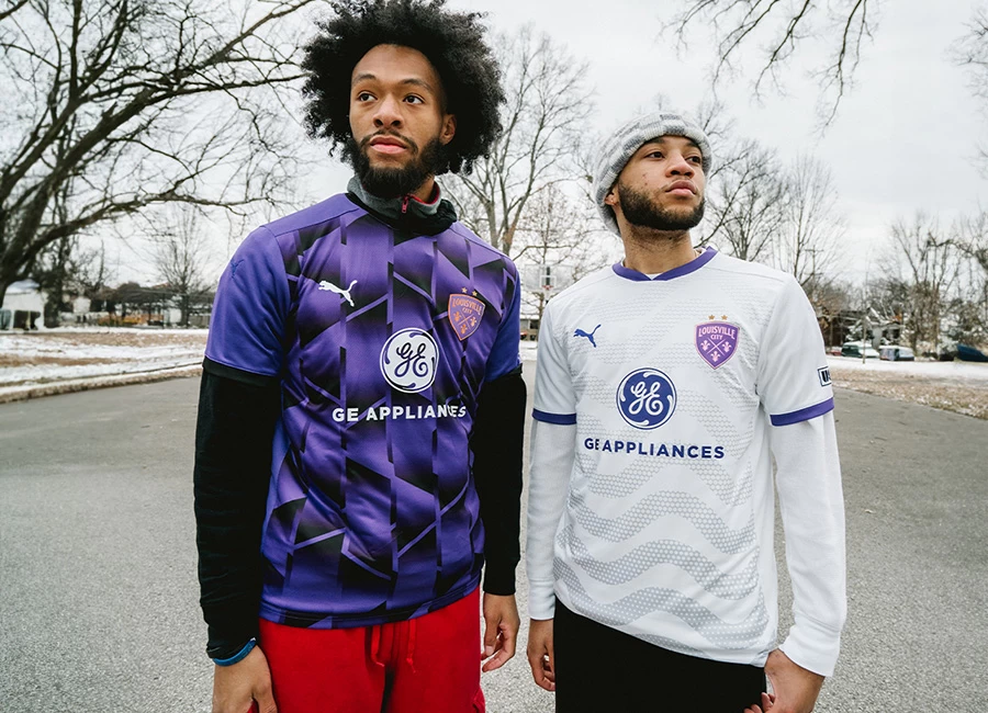 Louisville City 2025 Puma Home and Away Kits