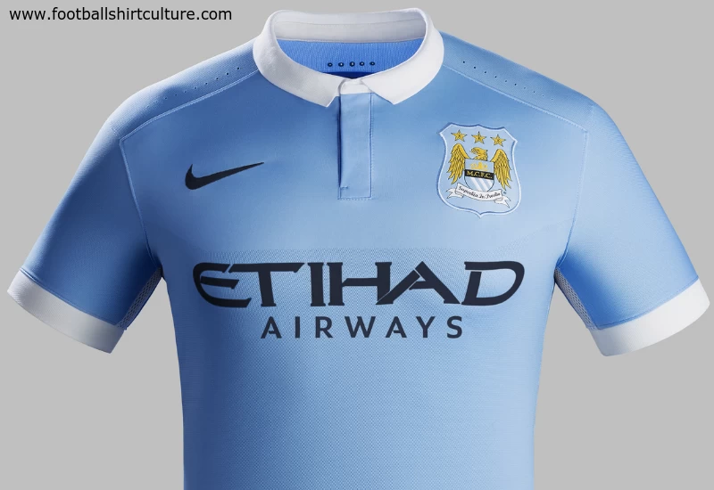 Manchester City 15/16 Nike Home Football Shirt