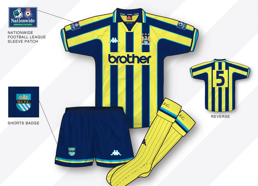 An in-depth look: Manchester City 1998–99 Away Kit